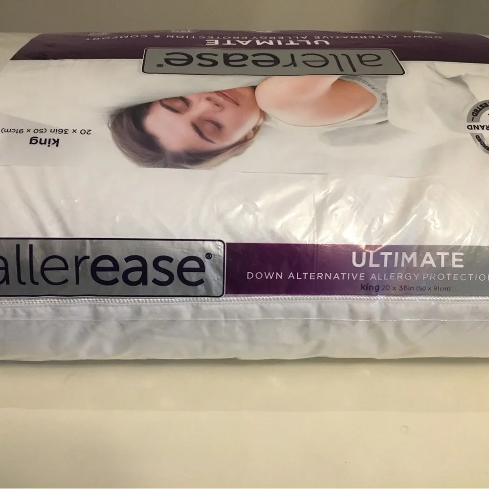 Allerease Ultimate Allergy Protection and Comfort Down-Alternative Pillow. - Picture 6 of 7